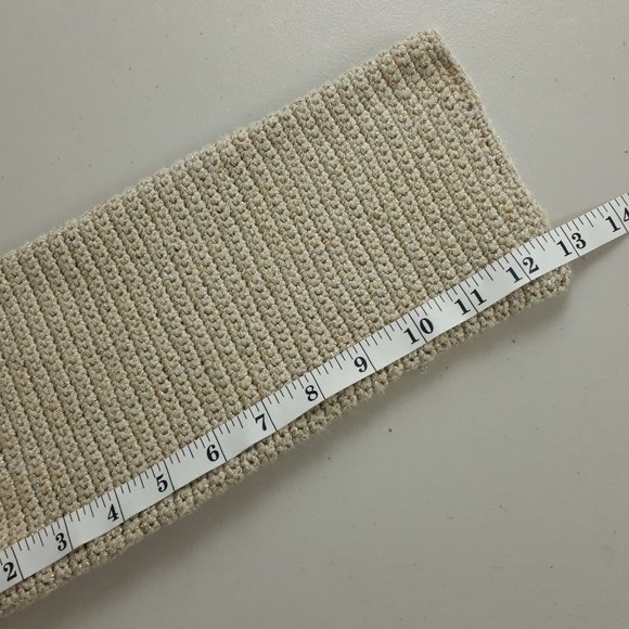 Spanner Beige Metallic Knit Sweater Blazer - Picture 7 of 15